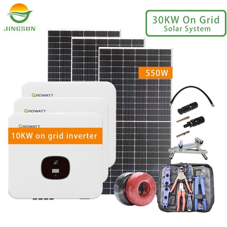 30 KW On Grid Solar System